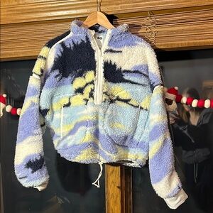 SO Multicolor Fuzzy Pullover